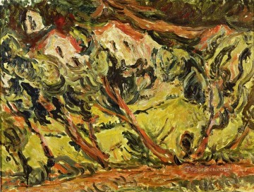 Expressionism Painting - ceret landscape 1 Chaim Soutine Expressionism
